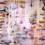 JULIENNE HARRIS The river bend 2004 Acrylic on canvas 170 cm x 151 cm Signed verso