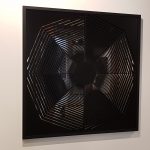 JAMIN  Luna  2017  Assemblage,  123.7 x 123.7 x 5 cm Signed Verso